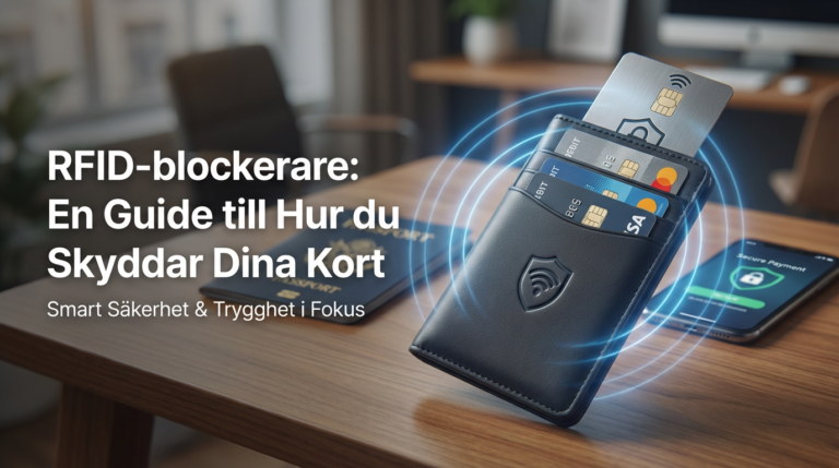 RFID-blockerare: En Guide till Hur du Skyddar Dina Kort