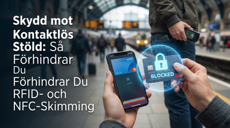 Skydd mot Kontaktlös Stöld: Så Förhindrar Du RFID- och NFC-Skimming