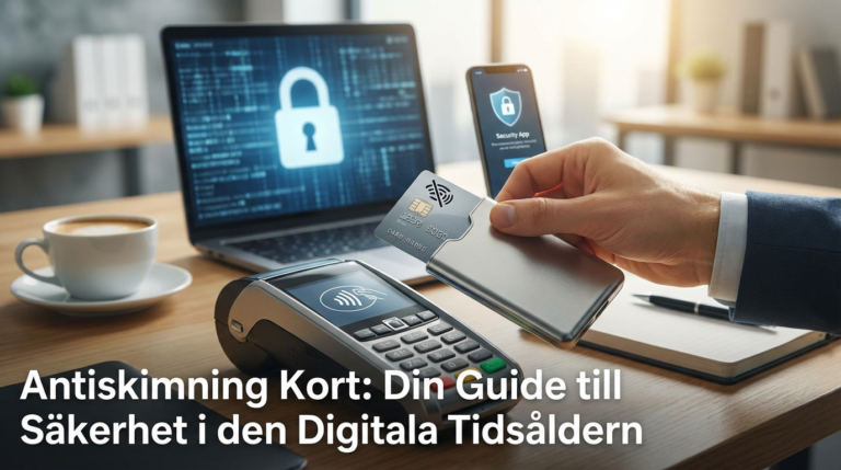 Antiskimning Kort: Din Guide till Säkerhet i den Digitala Tidsåldern
