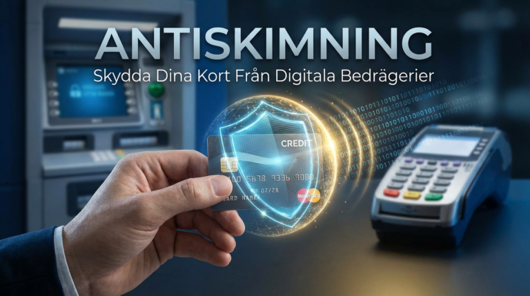 Antiskimning: Skydda Dina Kort Från Digitala Bedrägerier