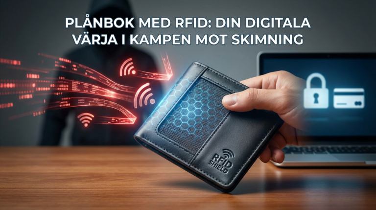 Plånbok med RFID: Din Digitala Värja i Kampen mot Skimning