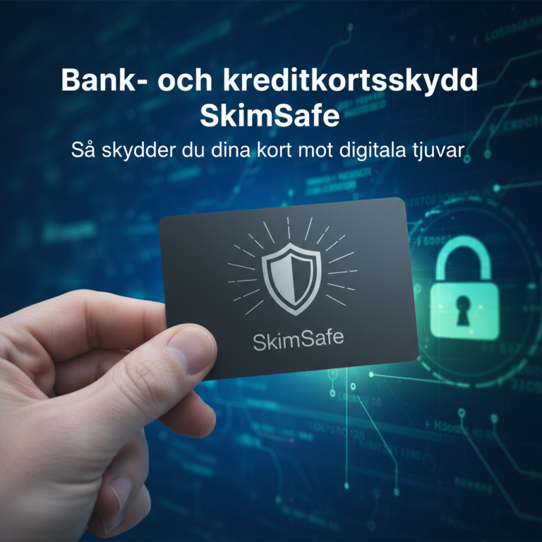 Bank‑ och kreditkortsskydd SkimSafe — Så skyddar du dina kort mot digitala tjuvar
