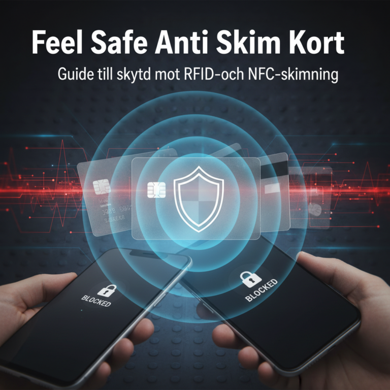 Feel Safe Anti Skim Kort: Guide till skydd mot RFID- och NFC-skimning