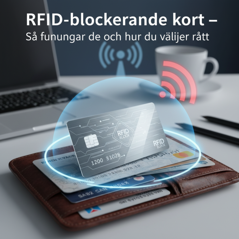 RFID‑blockerande kort – Så fungerar de och hur du väljer rätt