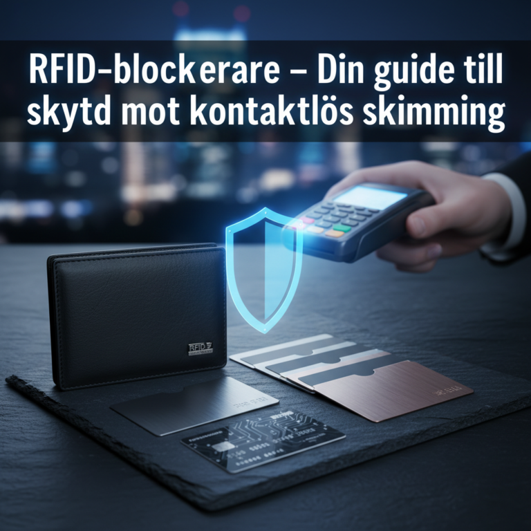 RFID‑blockerare – Din guide till skydd mot kontaktlös skimning