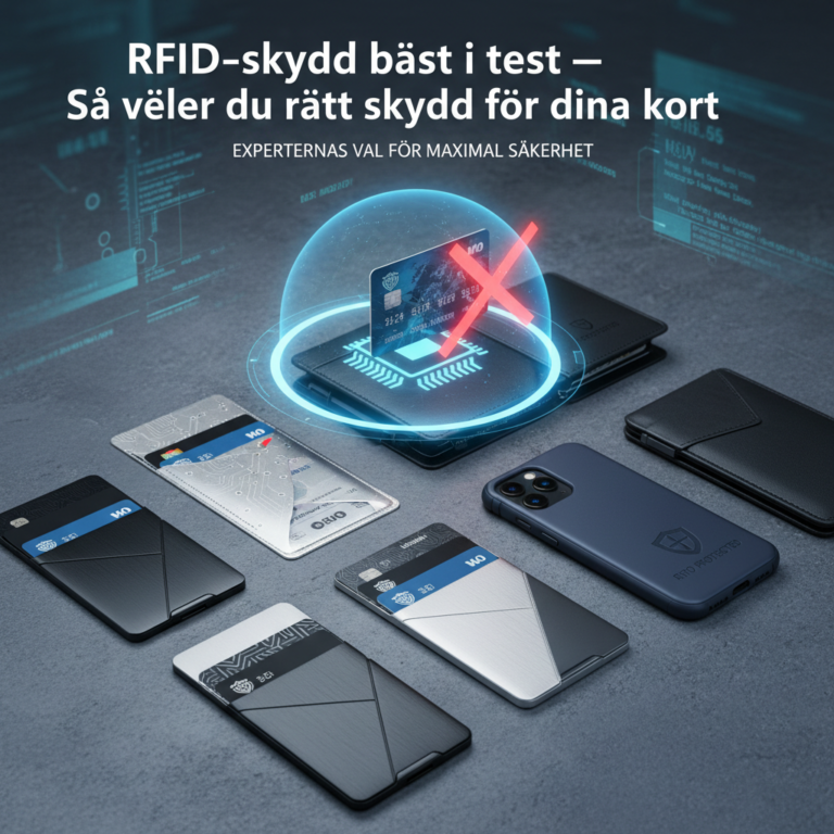 RFID‑skydd bäst i test — Så väljer du rätt skydd för dina kort
