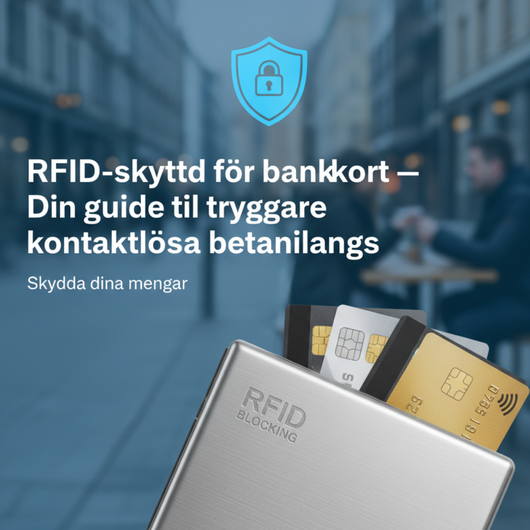 RFID‑skydd för bankkort — Din guide till tryggare kontaktlösa betalningar