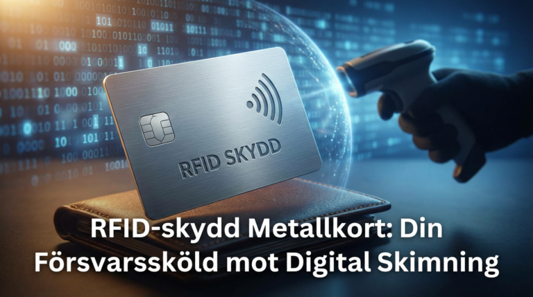 RFID-skydd Metallkort: Din Försvarssköld mot Digital Skimning