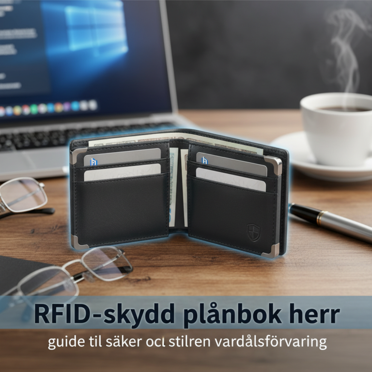 RFID‑skydd plånbok herr – guide till säker och stilren vardagsförvaring