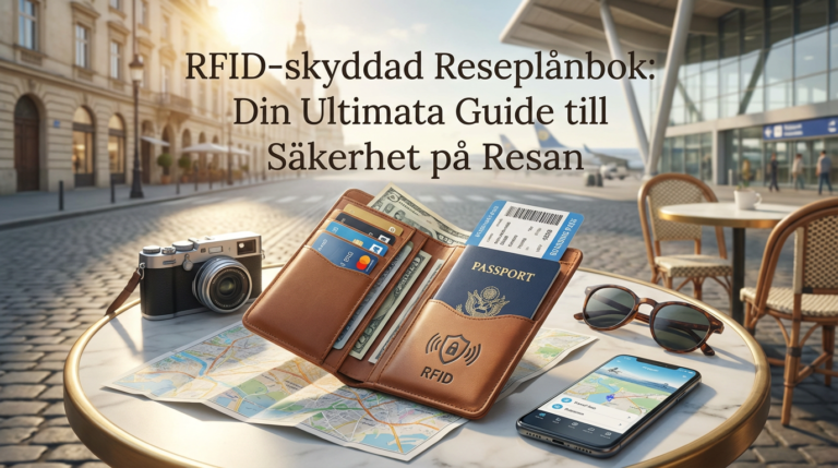 RFID-skyddad Reseplånbok: Din Ultimata Guide till Säkerhet på Resan
