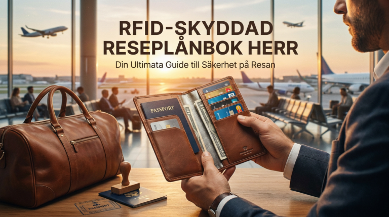 RFID-skyddad Reseplånbok Herr: Din Ultimata Guide till Säkerhet på Resan
