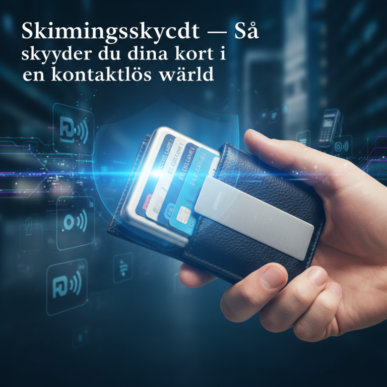 Skimningsskydd — Så skyddar du dina kort i en kontaktlös värld