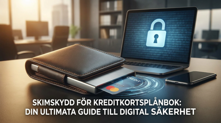 Skimskydd för Kreditkortsplånbok: Din Ultimata Guide till Digital Säkerhet