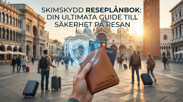 Skimskydd Reseplånbok: Din Ultimata Guide till Säkerhet på Resan