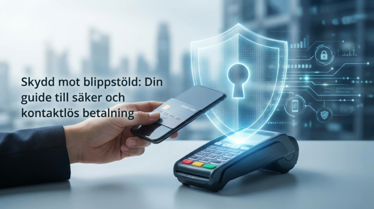 Skydd mot blippstöld: Din guide till säker och kontaktlös betalning