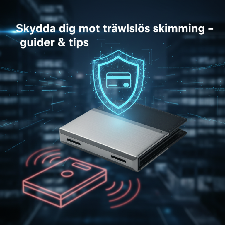 Skydda dig mot trådlös skimming – guider & tips