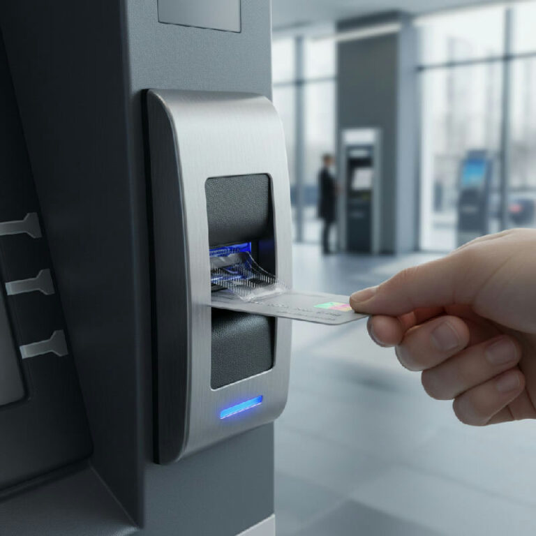 Skimningsskydd för bankomater